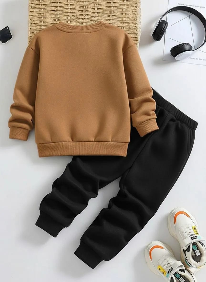 Fleece Printed Tracksuit