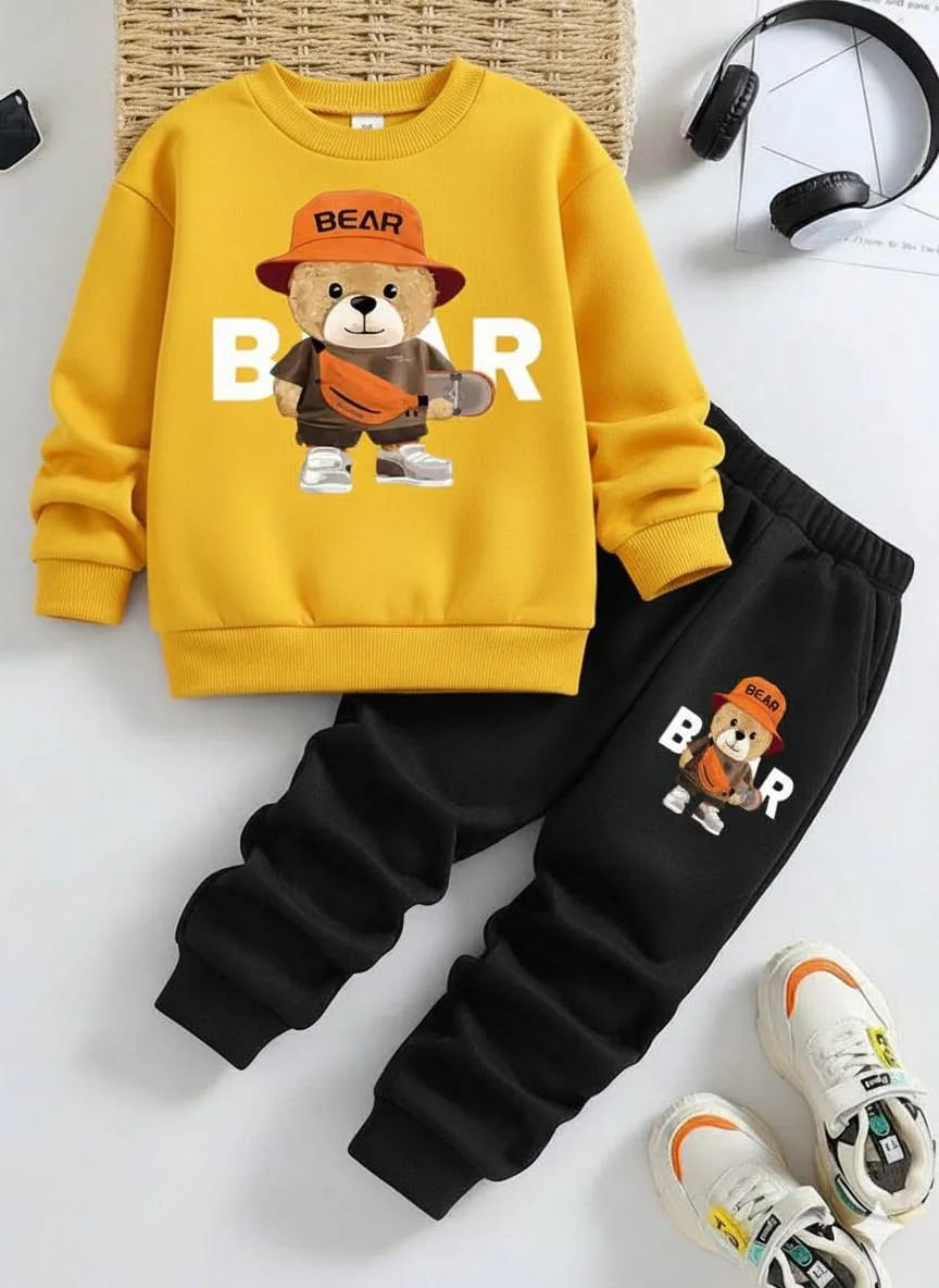 Fleece Printed Tracksuit