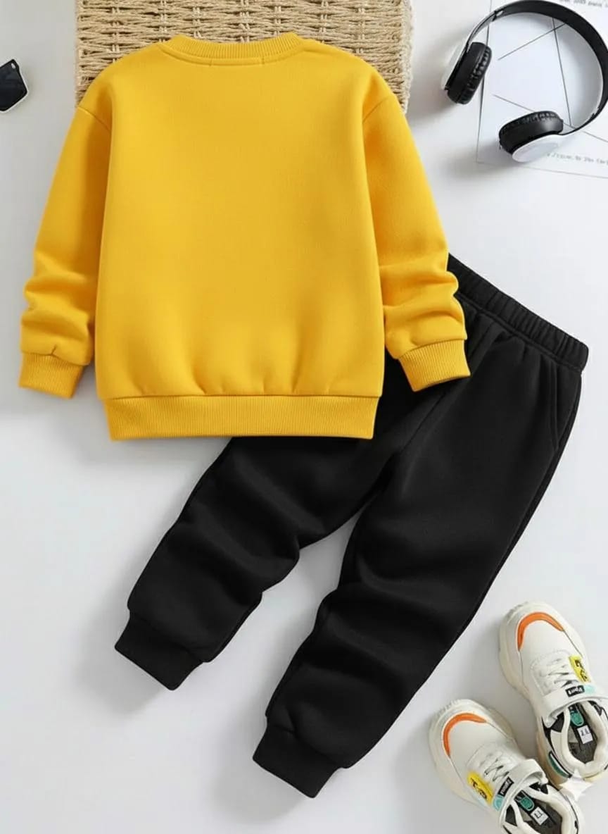 Fleece Printed Tracksuit