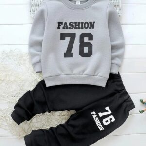 Fleece Printed Tracksuit
