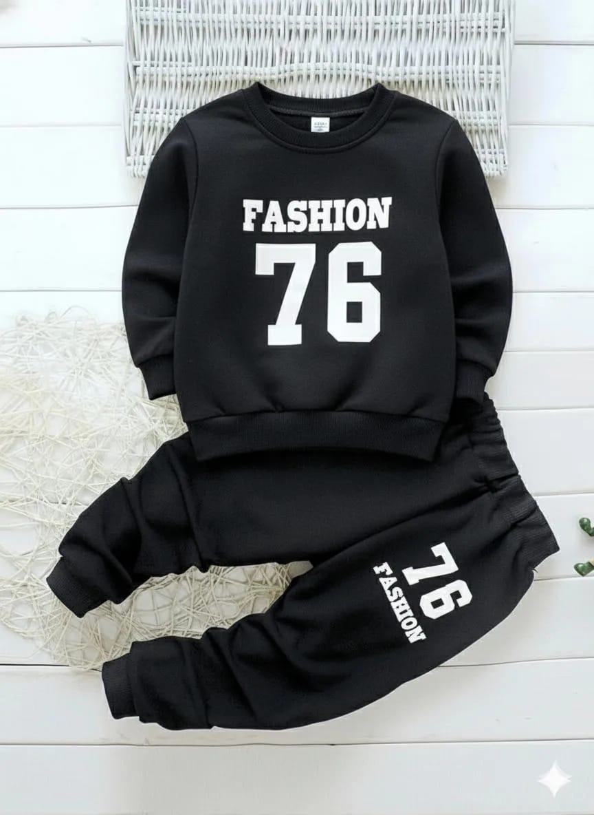 Fleece Printed Tracksuit