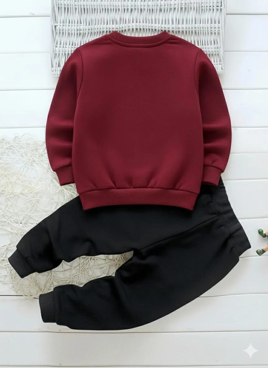 Fleece Printed Tracksuit