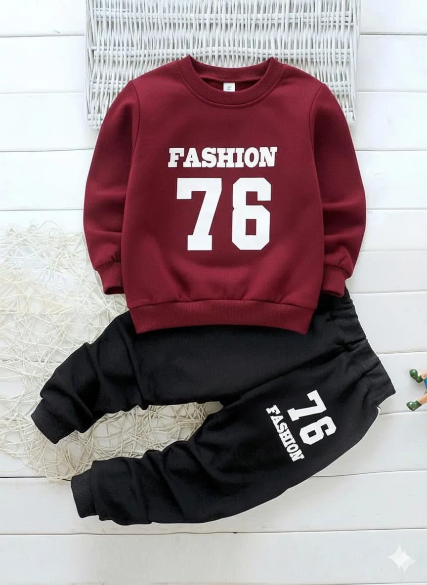 Fleece Printed Tracksuit