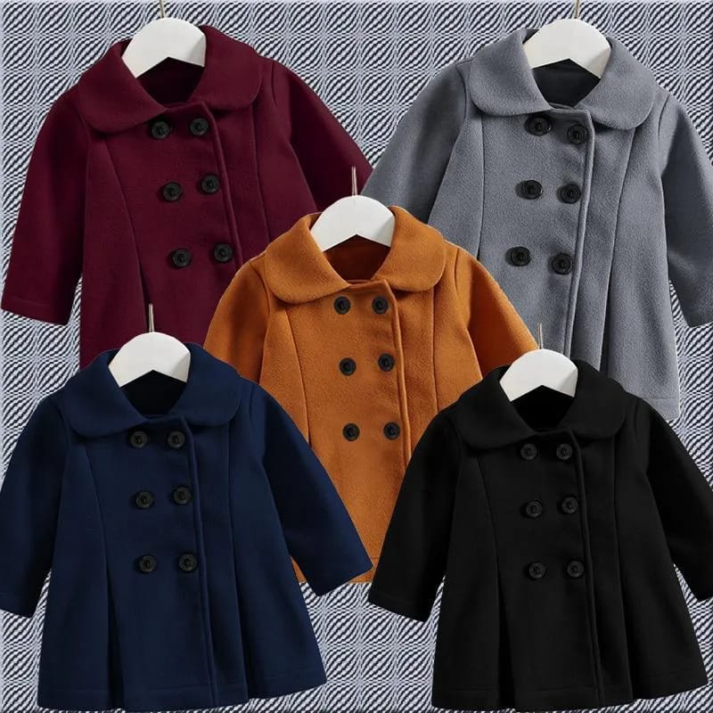 Girl's Fleece Plain Jacket