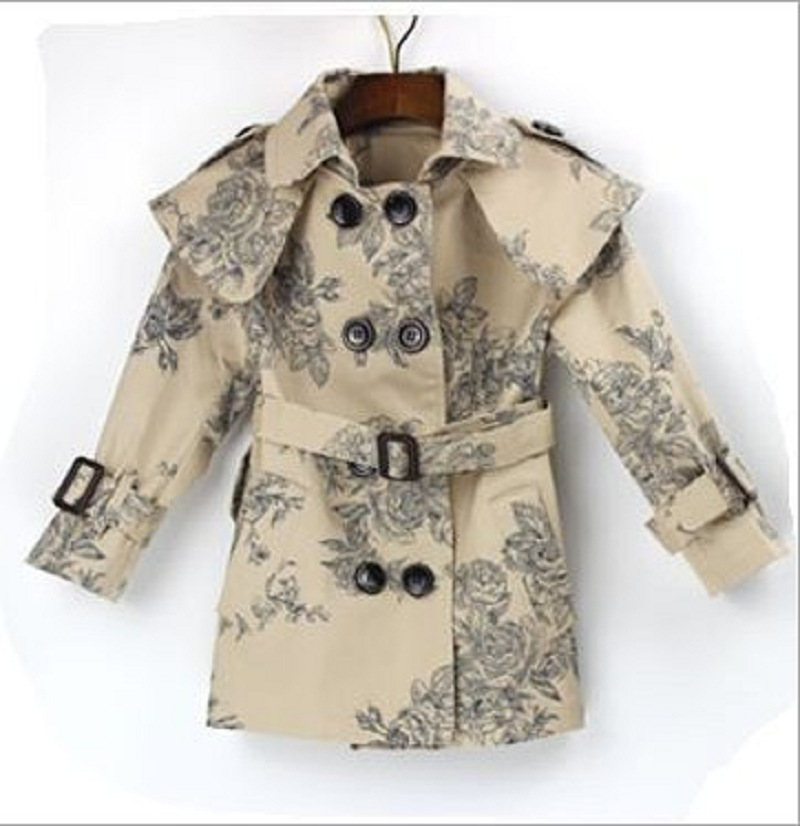 girls windbreaker coat long sleeve