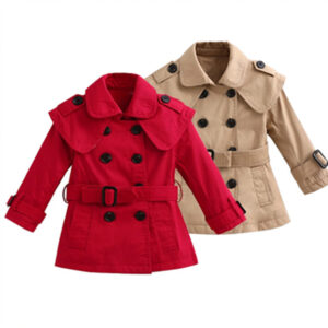 girls windbreaker coat long sleeve