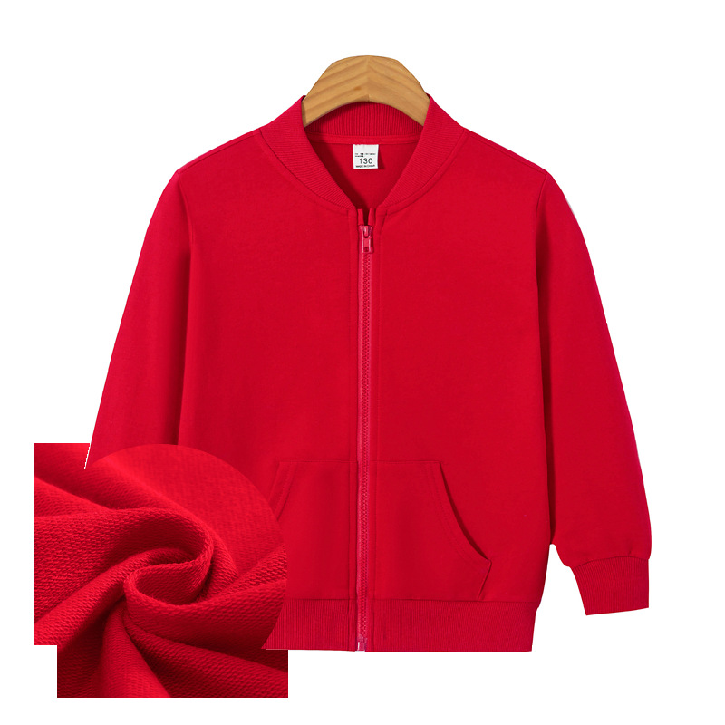 Children's round neck jacket