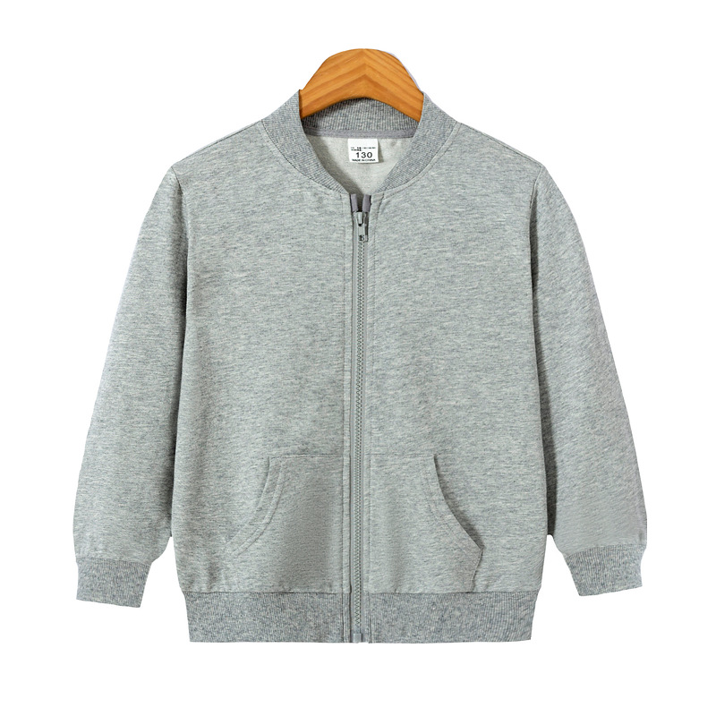 Children's round neck jacket