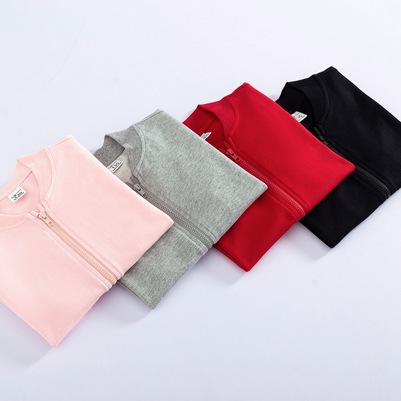 Children's round neck jacket