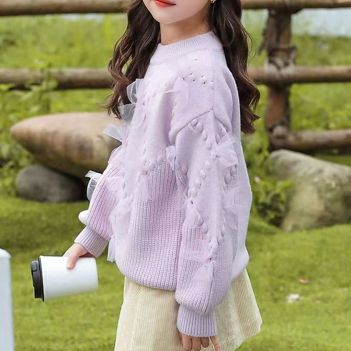 Girls' Sweater Autumn and Winter