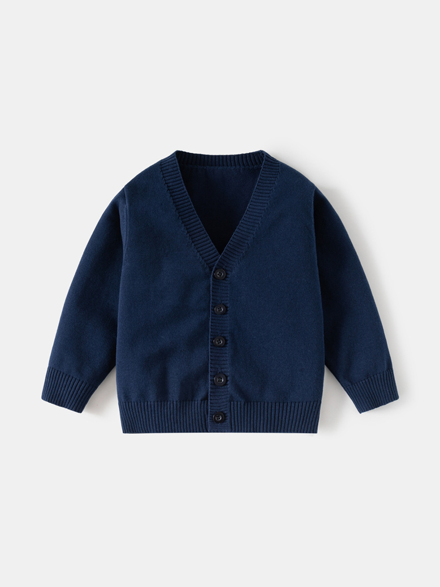 boys single-layer cotton sweater