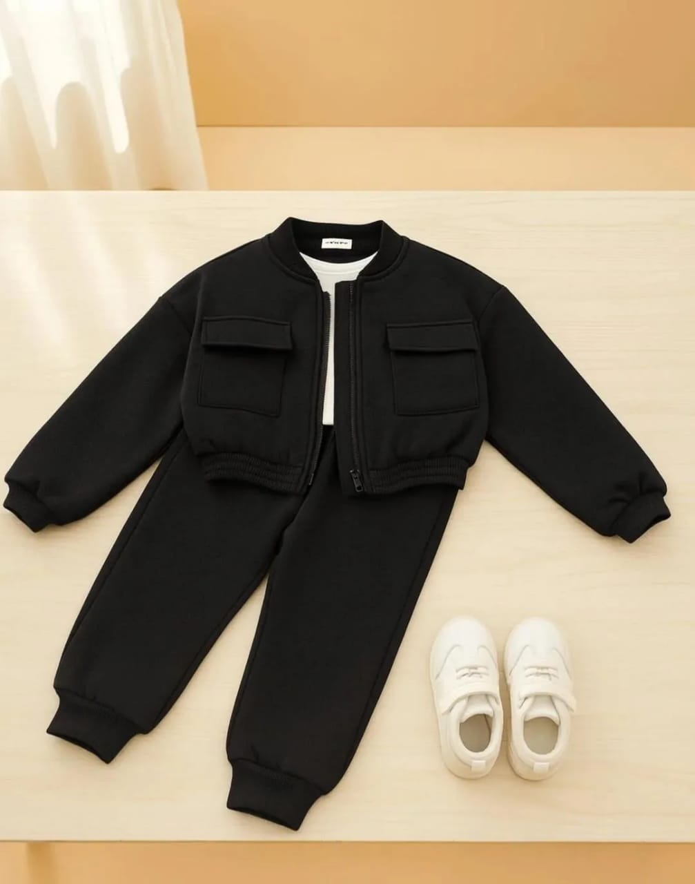 Plain Zipper Tracksuit