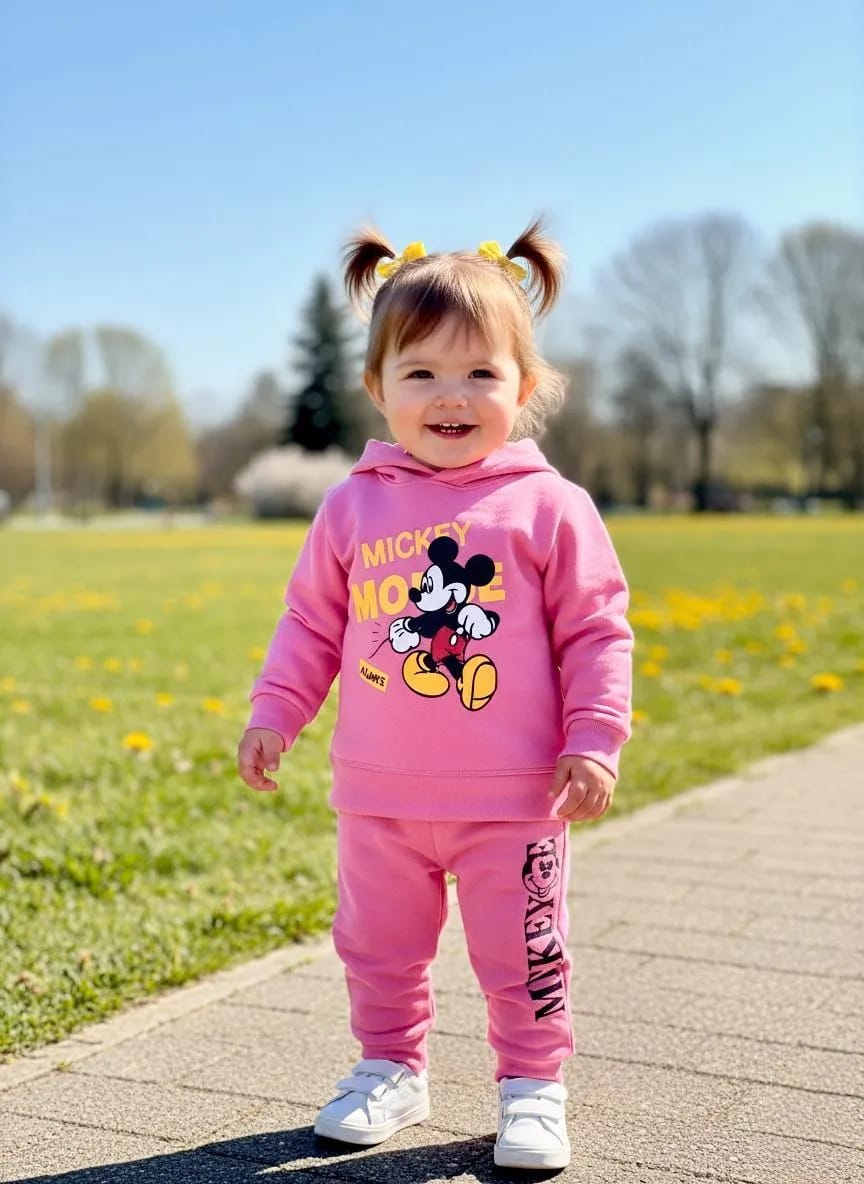 Girl's Fleece Printed