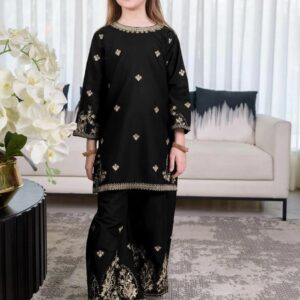 Embroidered Kurta And Shalwar Suit