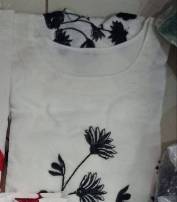 Embroidered Frock And Trouser