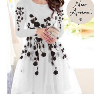 Embroidered Frock And Trouser