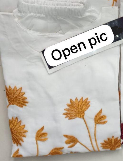 Embroidered Frock And Trouser