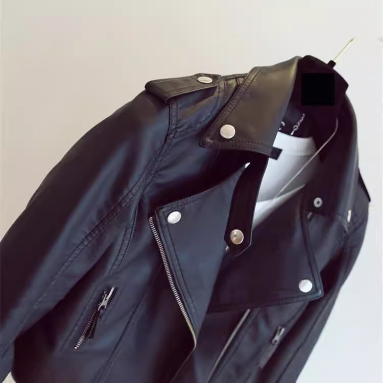 Leather Women's Short Coat