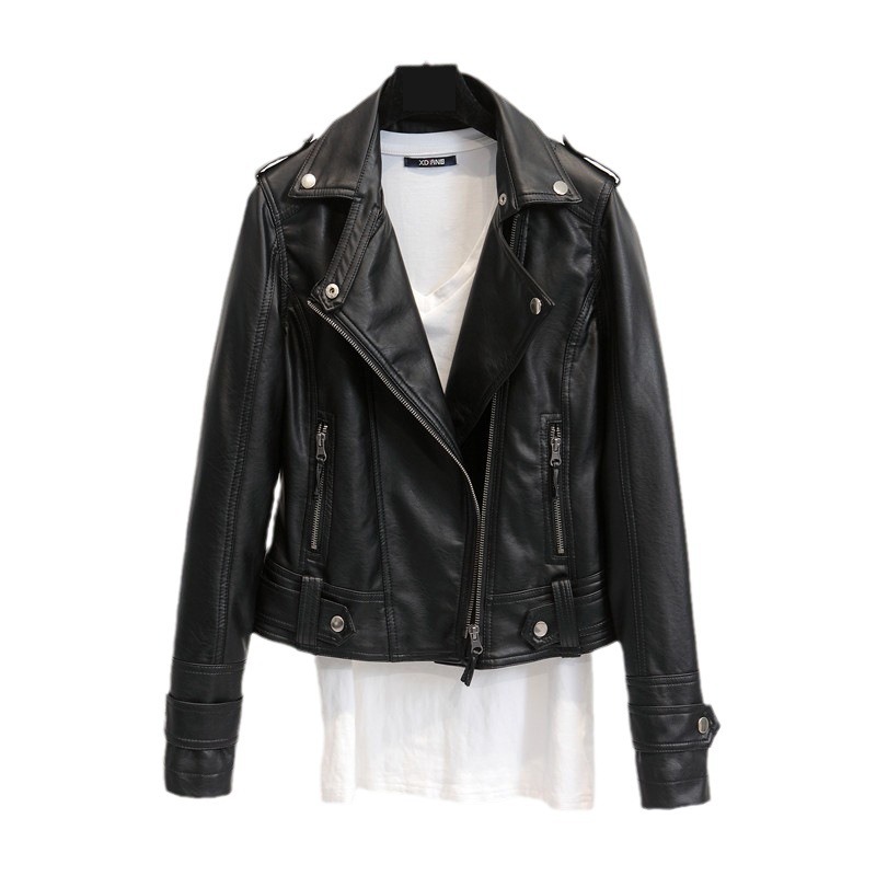 Leather Women's Short Coat