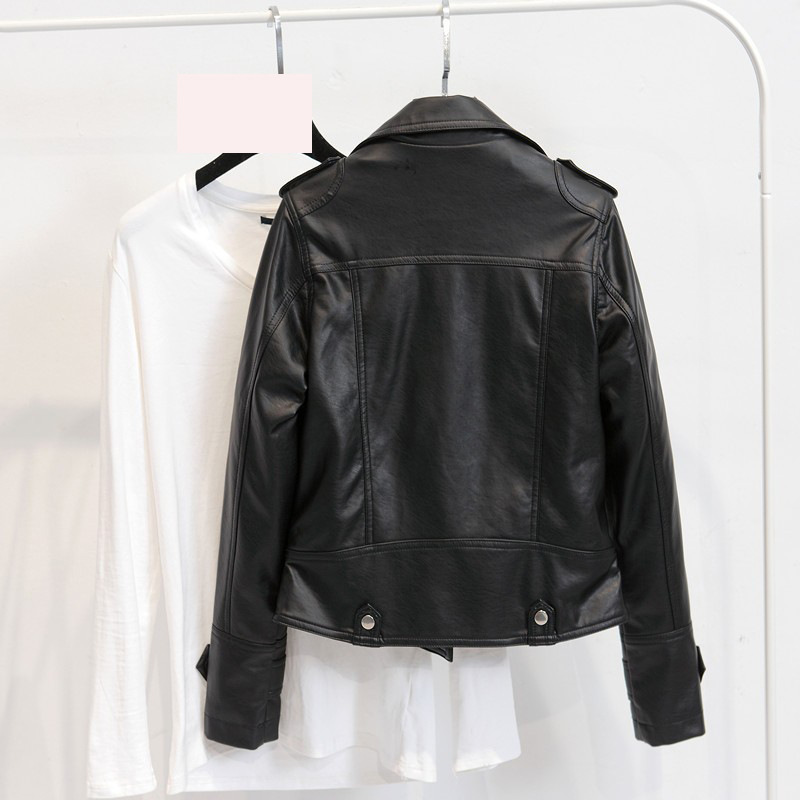 Leather Women's Short Coat
