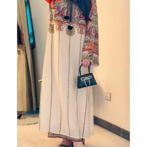 Stitched Printed Silk Shirt And Trouser