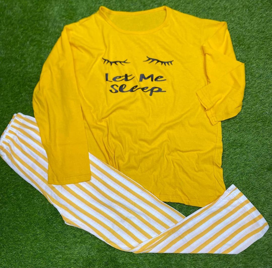 Stitched Printed Night Suit