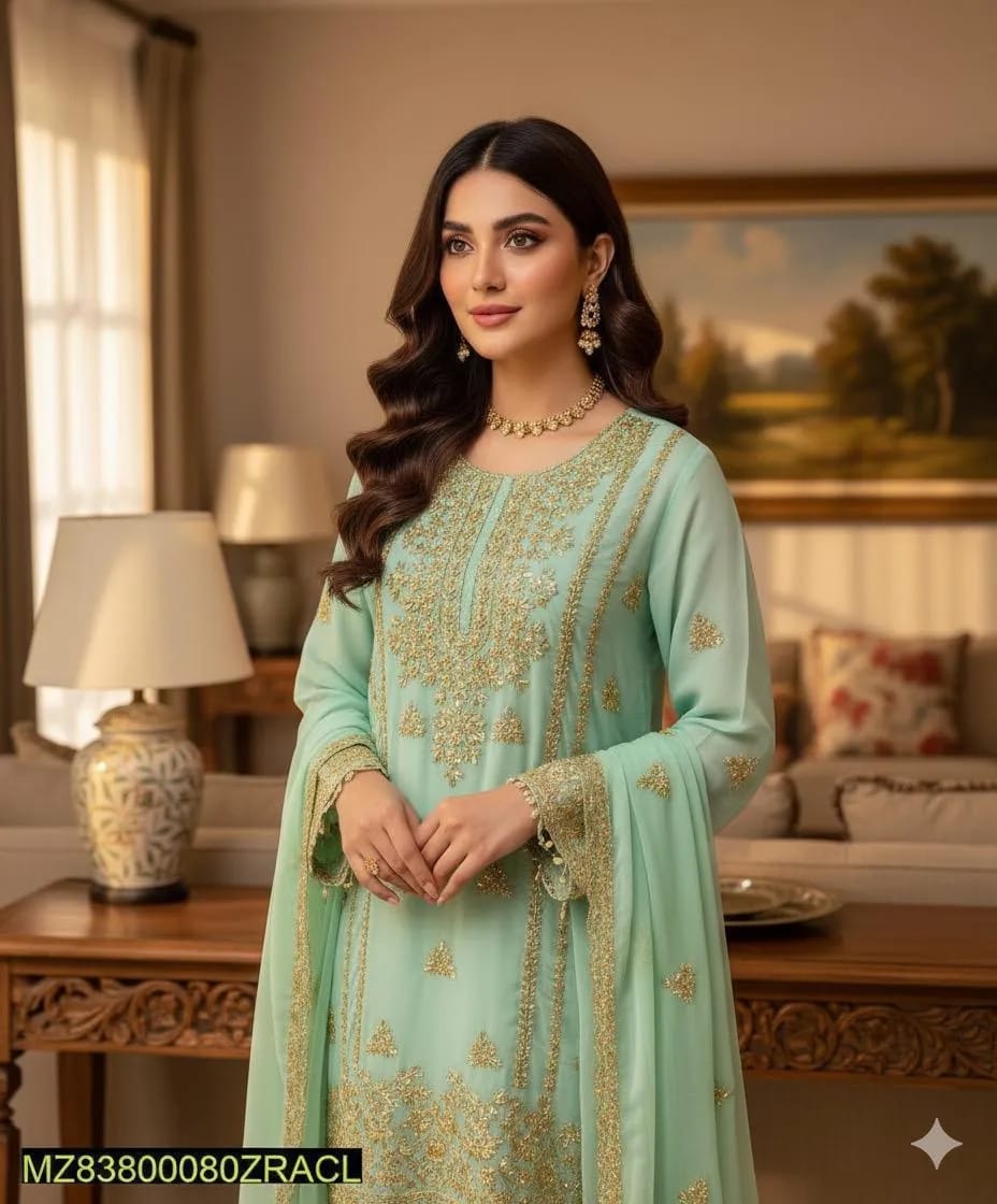 2 Pcs Women's Unstitched