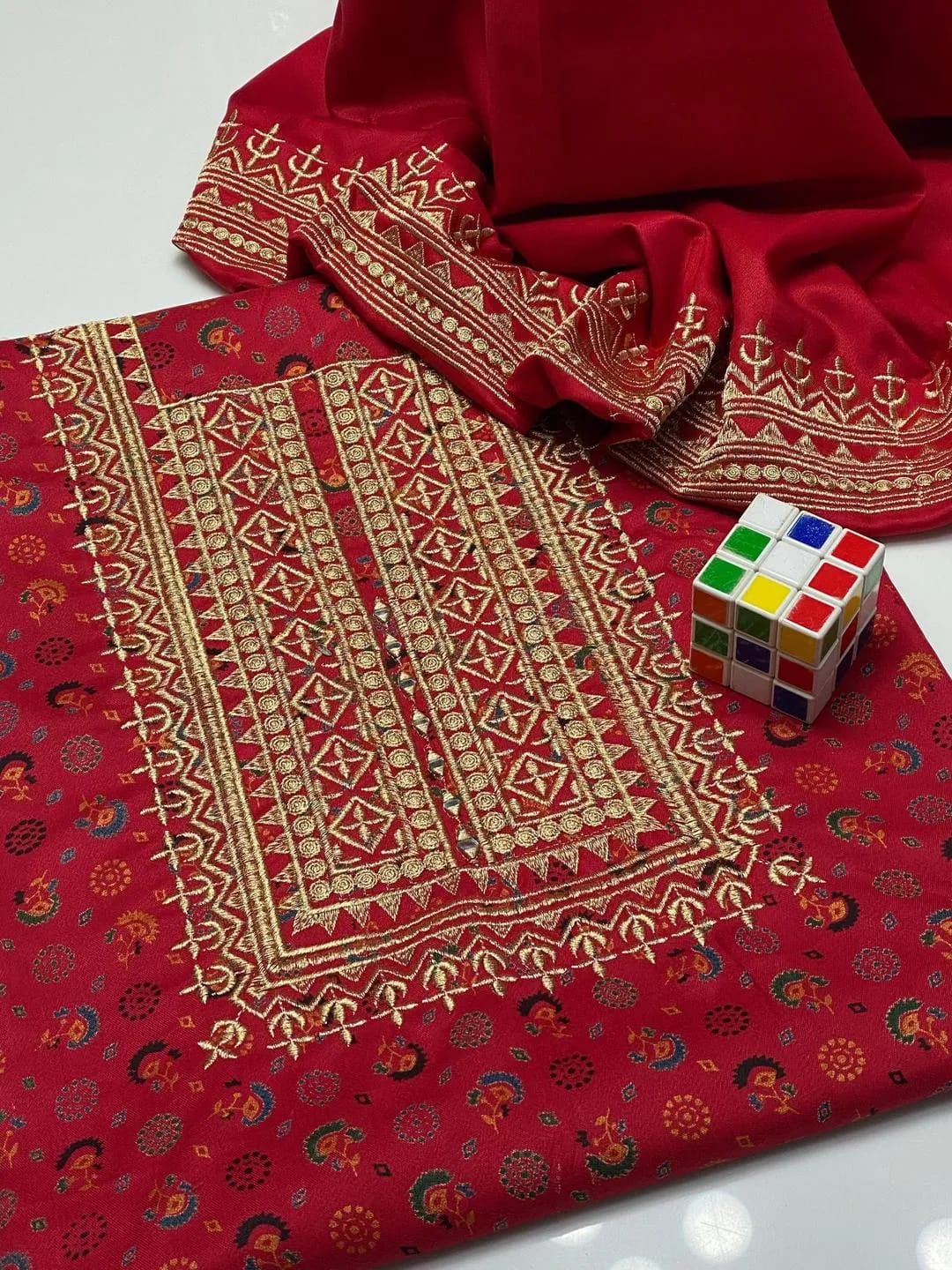 2 Pcs Women's Unstitched