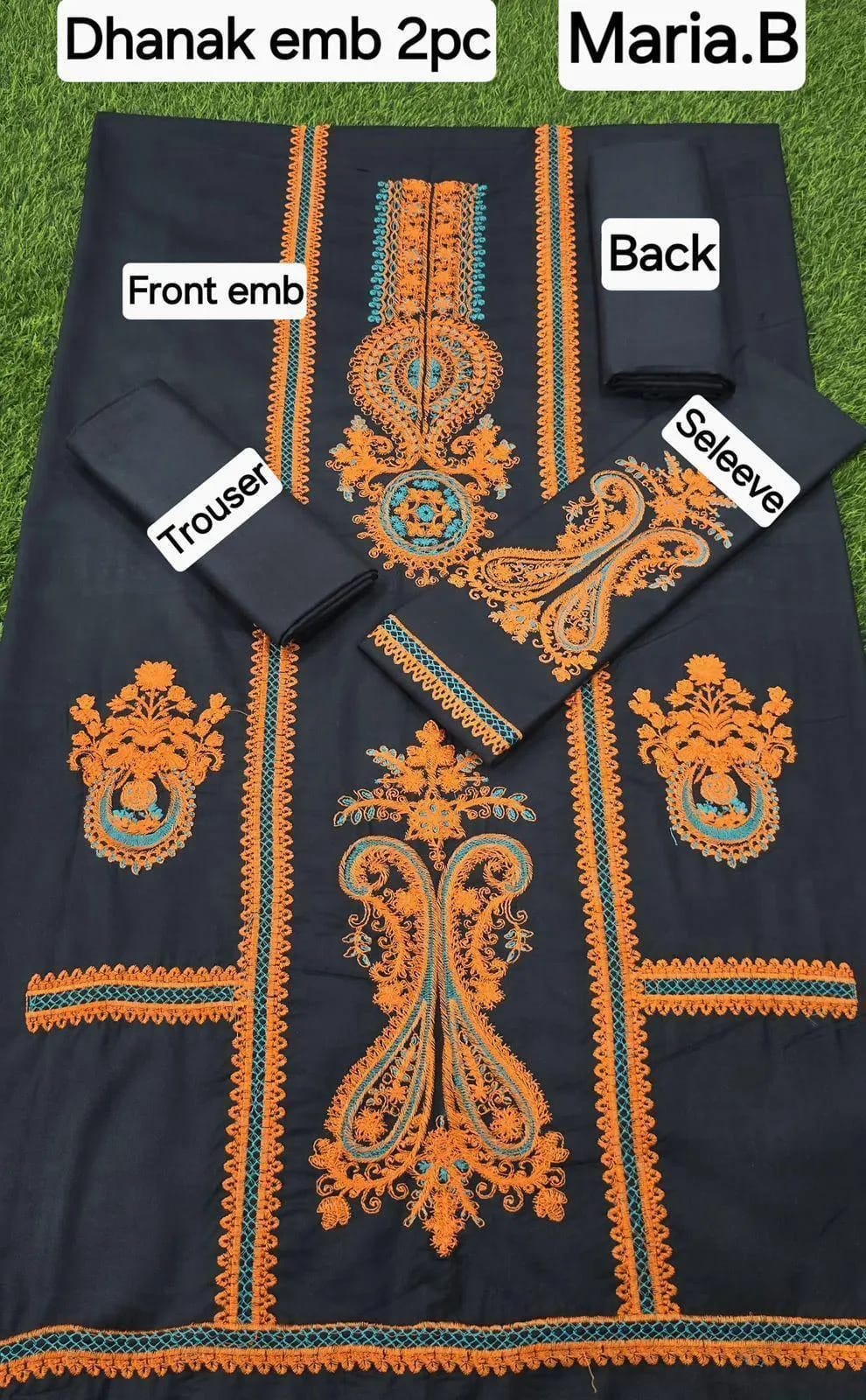 2 Pcs Women's Unstitched