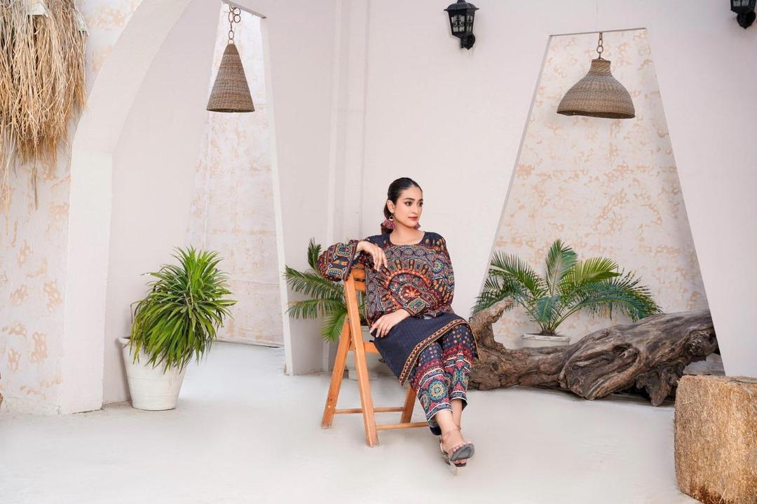 Stitched Printed Shirt and Trouser