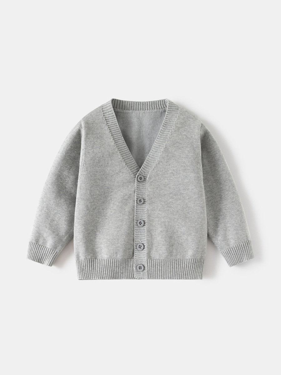 boys single-layer cotton sweater