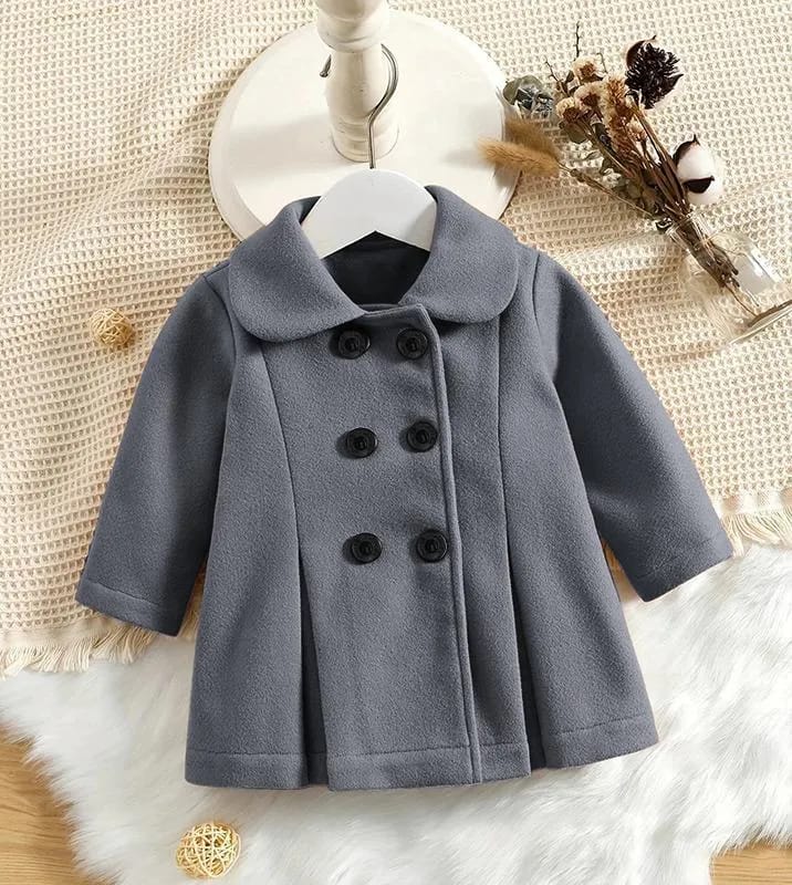 Girl's Fleece Plain Jacket