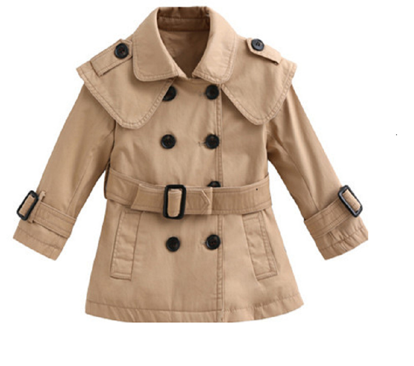 girls windbreaker coat long sleeve