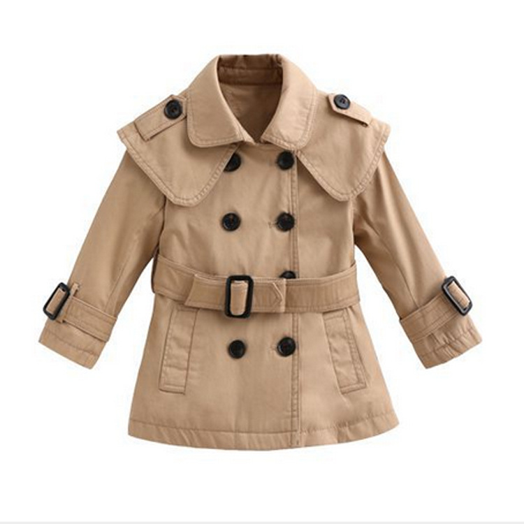 girls windbreaker coat long sleeve