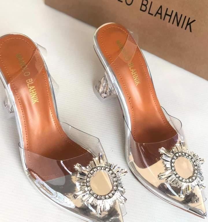 stylish women's canvas heels