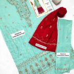 linen embroidered unstitched suit