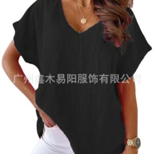 Short-Sleeved Loose Top