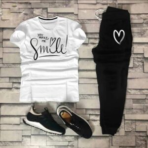 Women's Stitched Printed Tracksuit