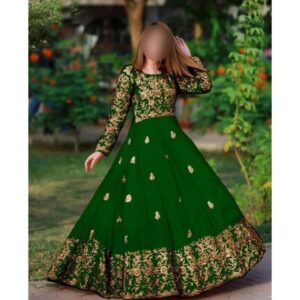 Shamoz Silk Embroidered Frock And Trouser