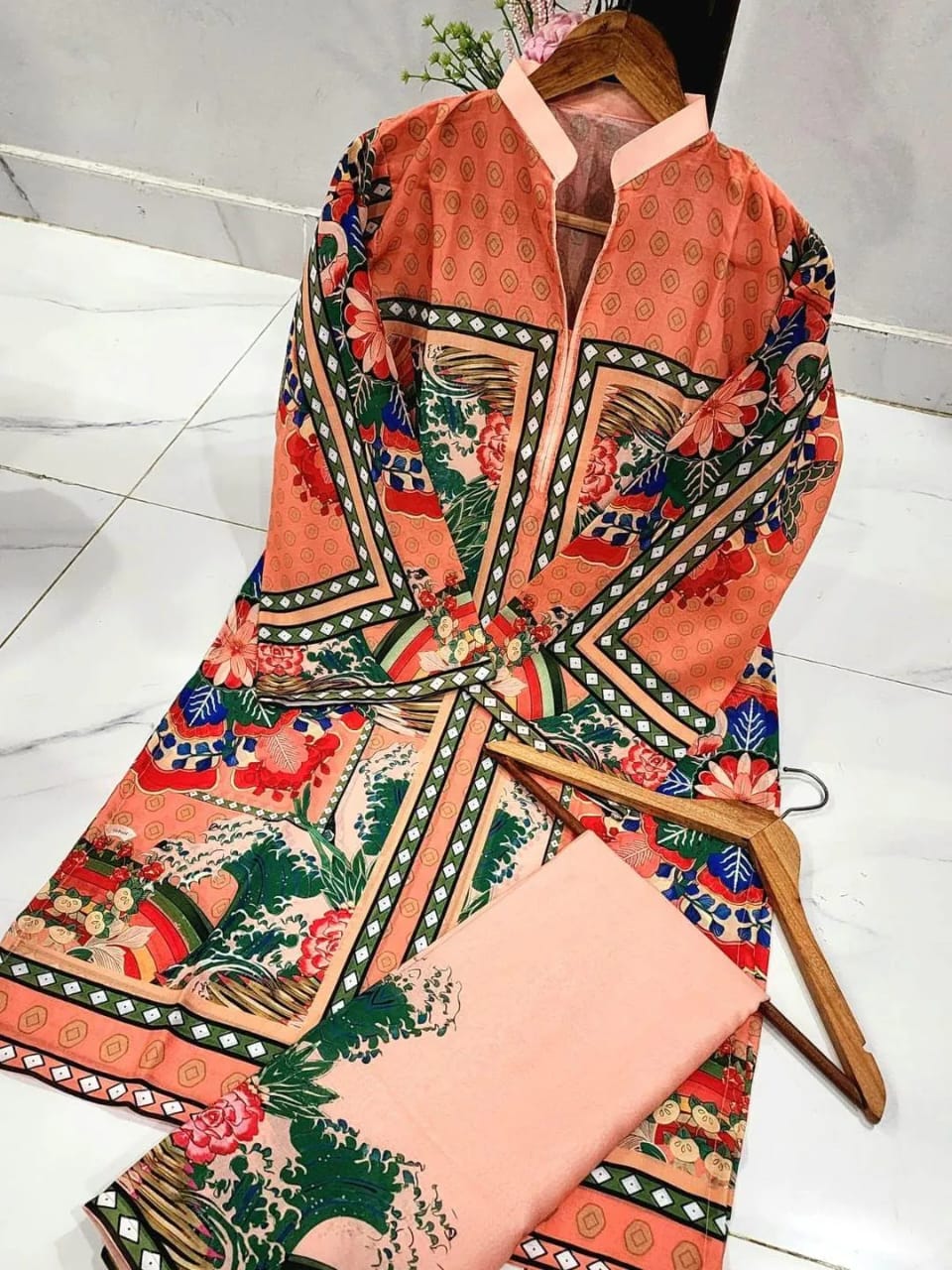 Stitched Swiss Lawn Printed