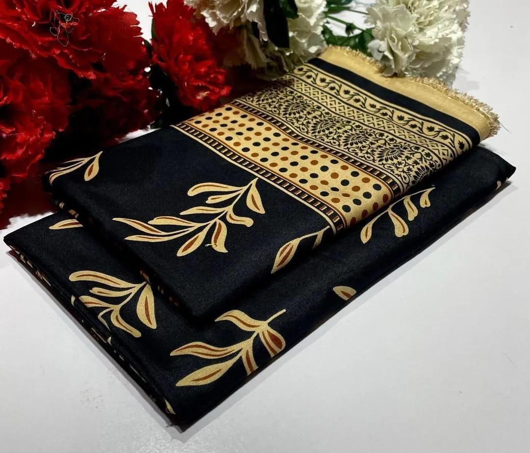 Crystal Wool Printed Shirt And Trouser