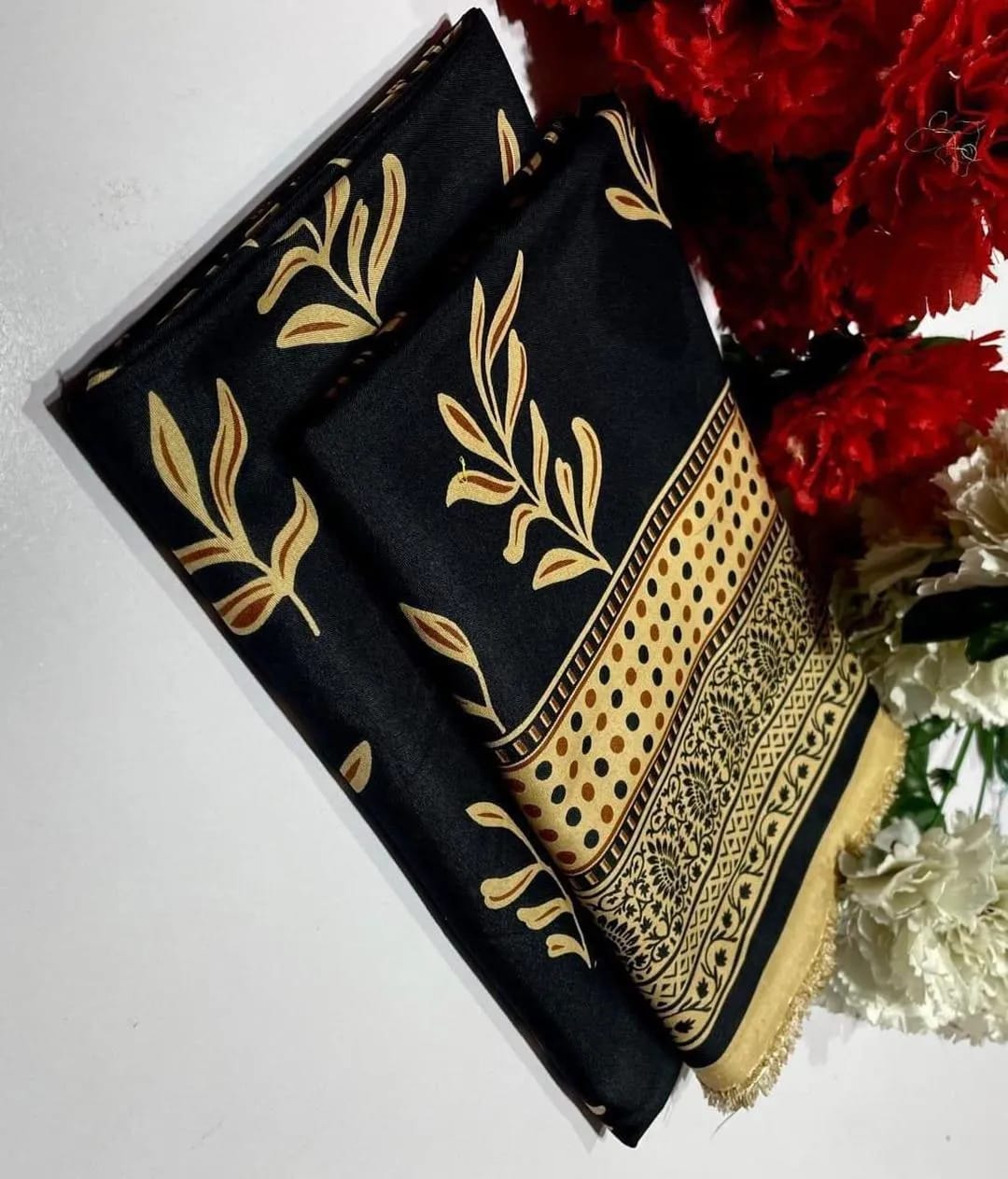 Crystal Wool Printed Shirt And Trouser