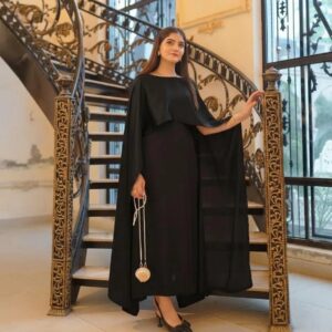 Shamoz Silk Plain Maxi And Jacket