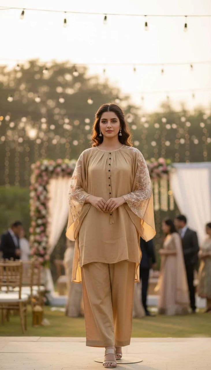 Raw Silk Plain Shirt And Trouser