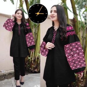 Embroidered Shirt And Trouser