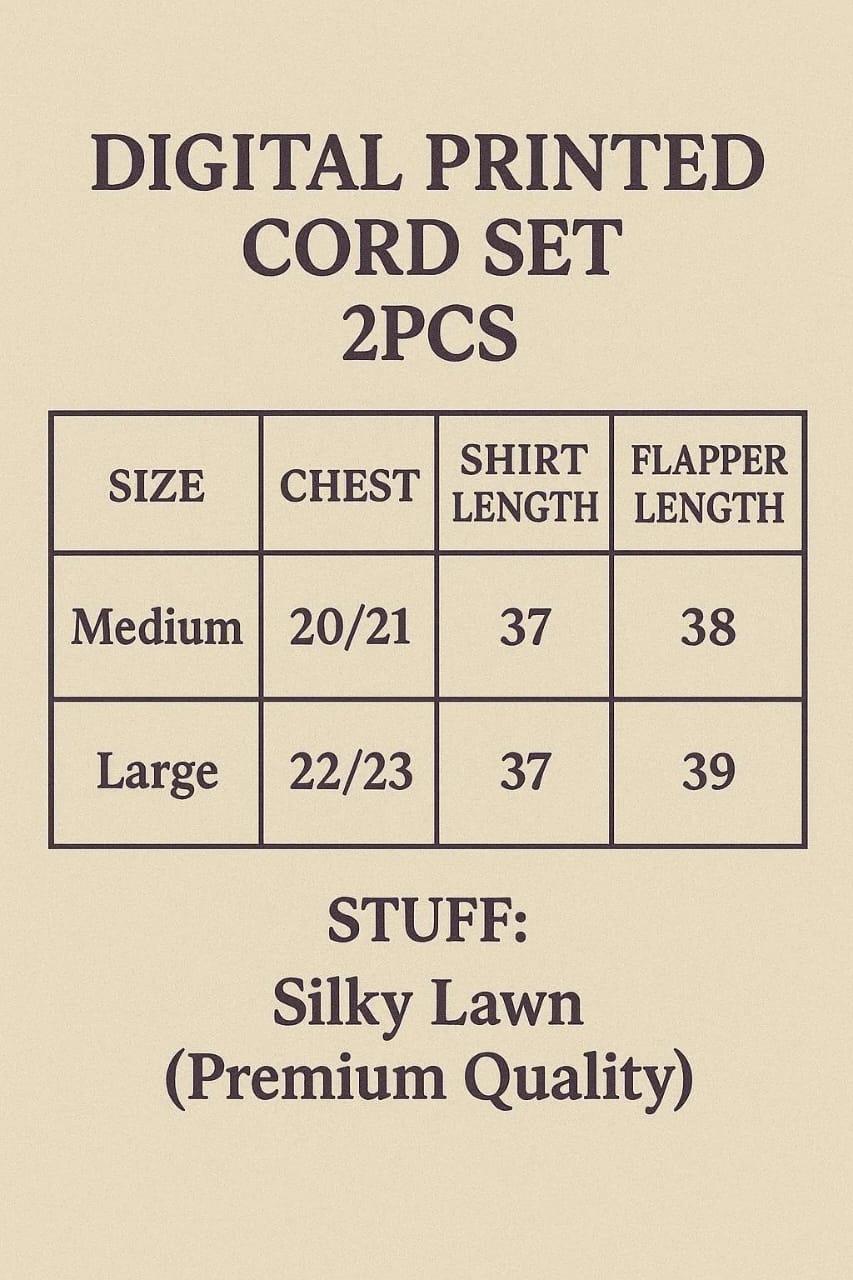 Stitched Lawn Printed