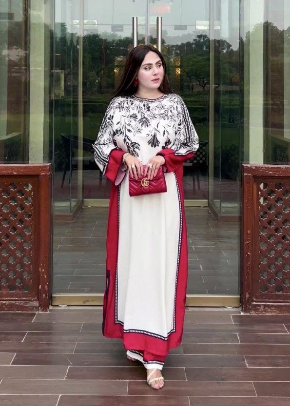 Swiss Lawn Printed Shirt And Trouser