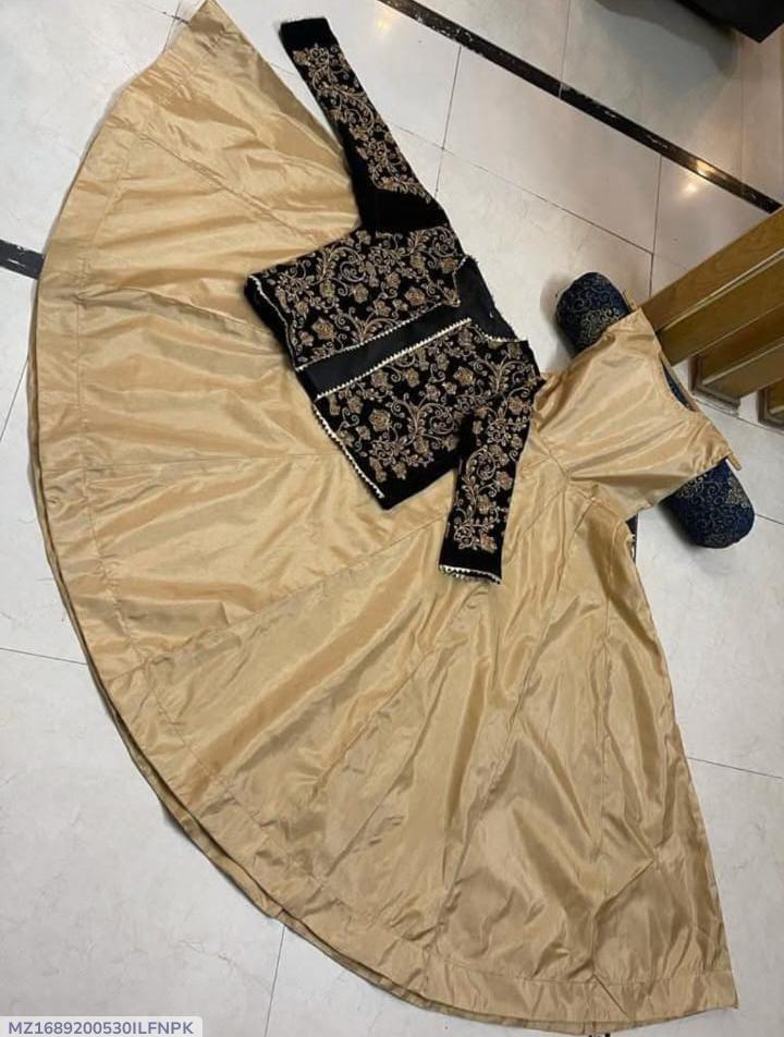 Shamoz Silk Plain Maxi And Jacket