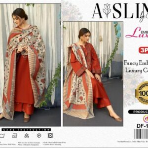 Unstitched Dhanak Embroidered