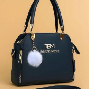 Leather Plain Hand Bag